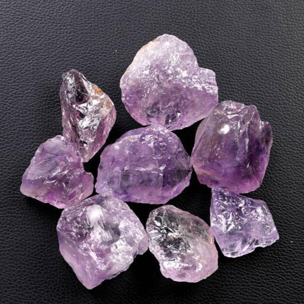 Natural Raw Amethyst Crystal Chunks for Spiritual Healing and Meditation - Premium Quality Rough Purple Gemstones