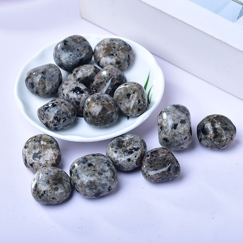 Natural Labradorite Tumbled Stones - Polished Healing Crystals for Protection, Grounding, and Intuition Enhancemen