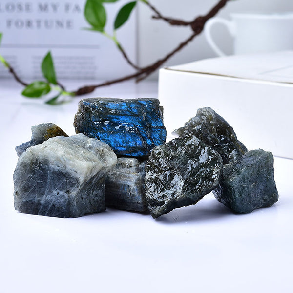 Natural Raw Labradorite Healing Stones – Powerful Protection and Spiritual Awakening Crystal