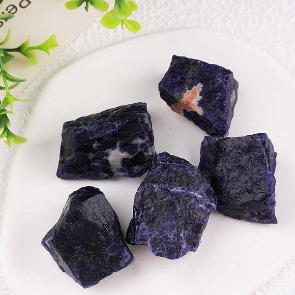 Raw Sodalite Crystal Chunks for Spiritual Healing and Meditation