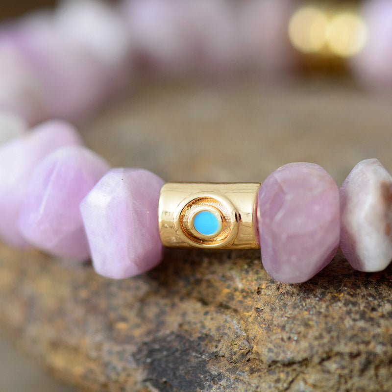 Amethyst Serenity Hamsa Bracelet