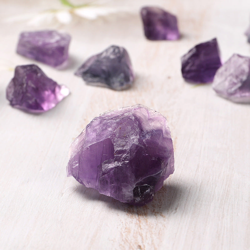 Raw Amethyst Healing Stones for Spiritual Energy Cleansing and Meditation - Natural Crystal Specimens