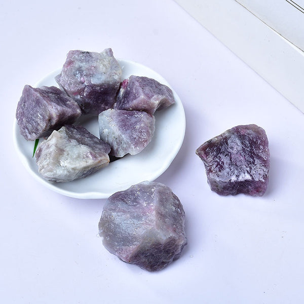 Natural Raw Purple Crystal Amethyst for Healing and Meditation – Spiritual Energy Stones for Chakra Balancing