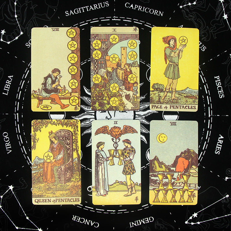 Classic Rider-Waite Tarot Cards in Collectible Tin for Spiritual Guidance and Meditation