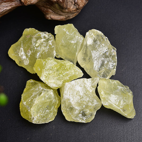 Natural Yellow Healing Quartz Crystal Rough Stones - Spiritual Energy Amplifier for Meditation, Chakra Balancing, and Home Décor