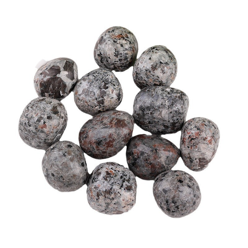 Polished Granite Healing Stones for Grounding and Balance – Tumbled Natural Crystal