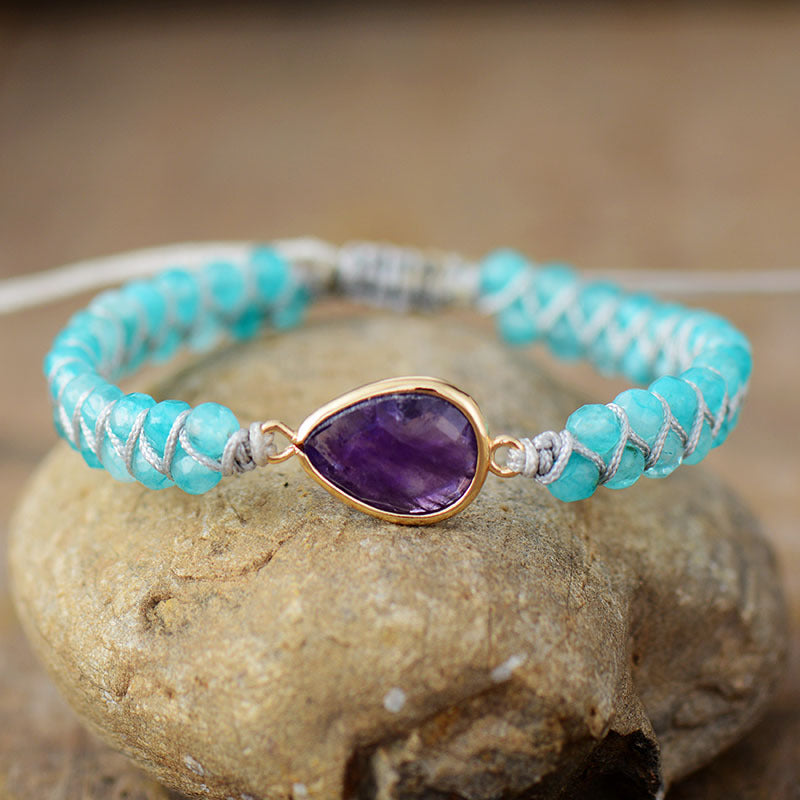 Amethyst & Amazonite Harmony Bracelet