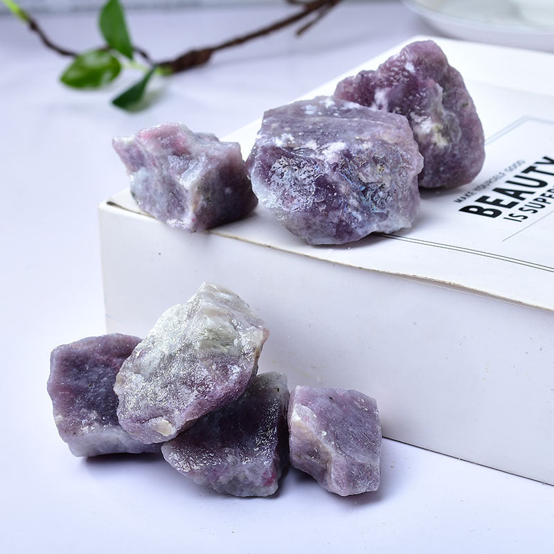 Natural Raw Purple Crystal Amethyst for Healing and Meditation – Spiritual Energy Stones for Chakra Balancing