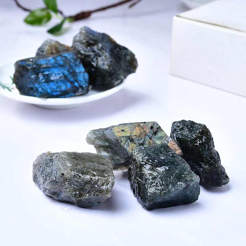 Natural Raw Labradorite Healing Stones – Powerful Protection and Spiritual Awakening Crystal