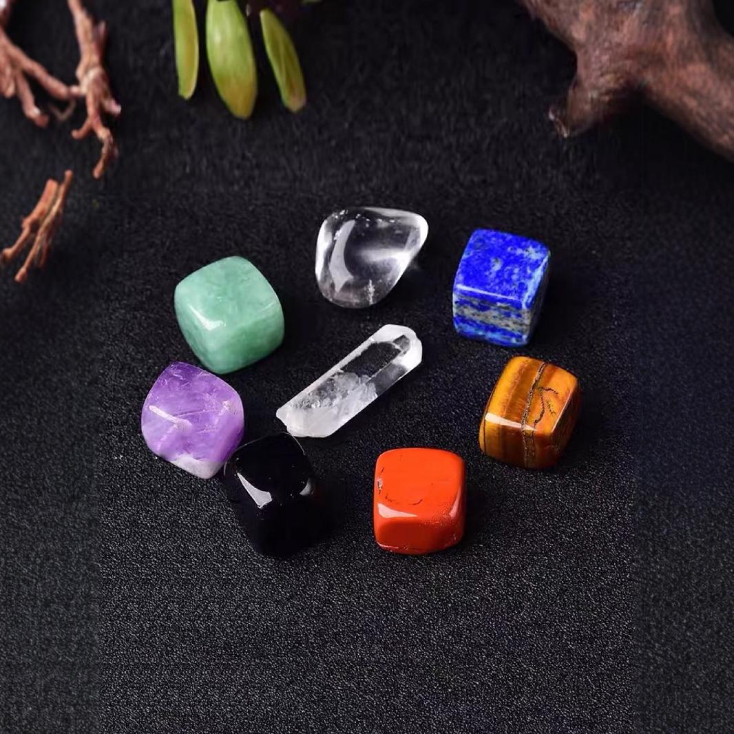 Ultimate Chakra Healing Stone Set – Complete Collection of 8 Healing Crystals for Energy Balancing and Spiritual Growth