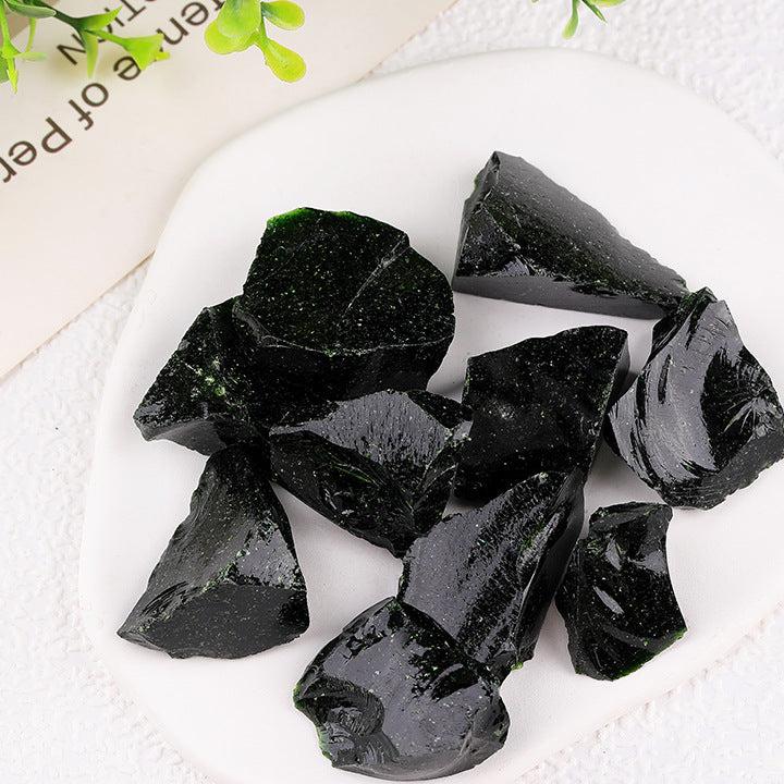 Premium Black Obsidian Healing Stones for Protection and Grounding - Raw Crystals for Spiritual Energy Work