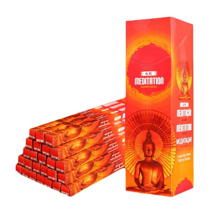 Premium Meditation Incense Sticks - Aromatic Scented Sticks for Mindfulness, Spiritual Focus, and Stress Relief