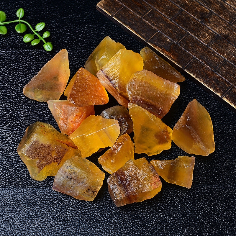 Raw Golden Calcite Healing Crystals for Positive Energy and Manifestation