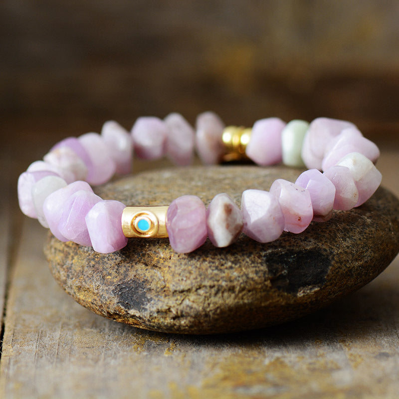 Amethyst Serenity Hamsa Bracelet