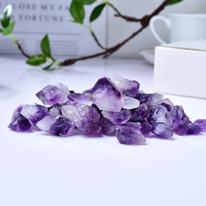 Raw Amethyst Crystal Points for Healing, Meditation, and Spiritual Energy Enhancement