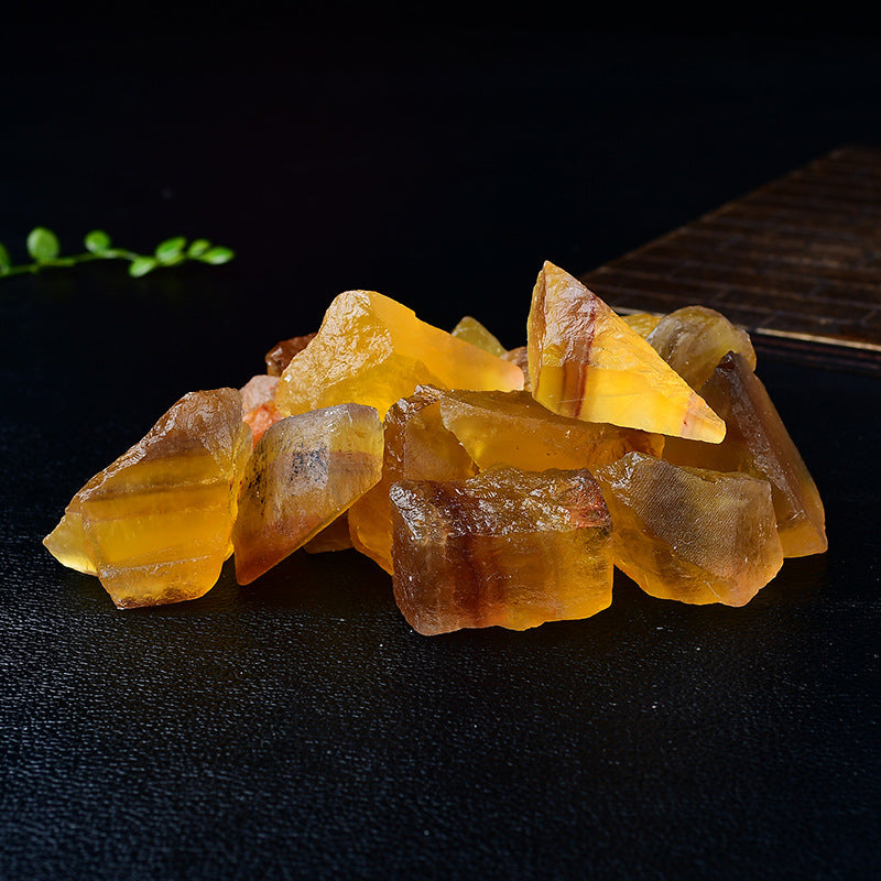 Raw Golden Calcite Healing Crystals for Positive Energy and Manifestation