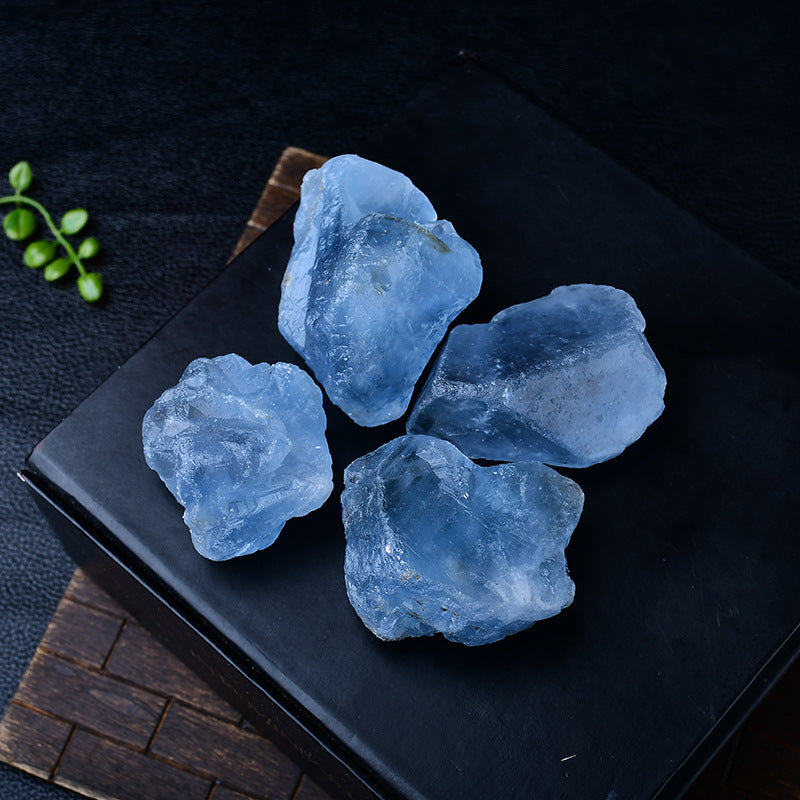 Raw Celestite Healing Stones for Calming Energy and Spiritual Connection