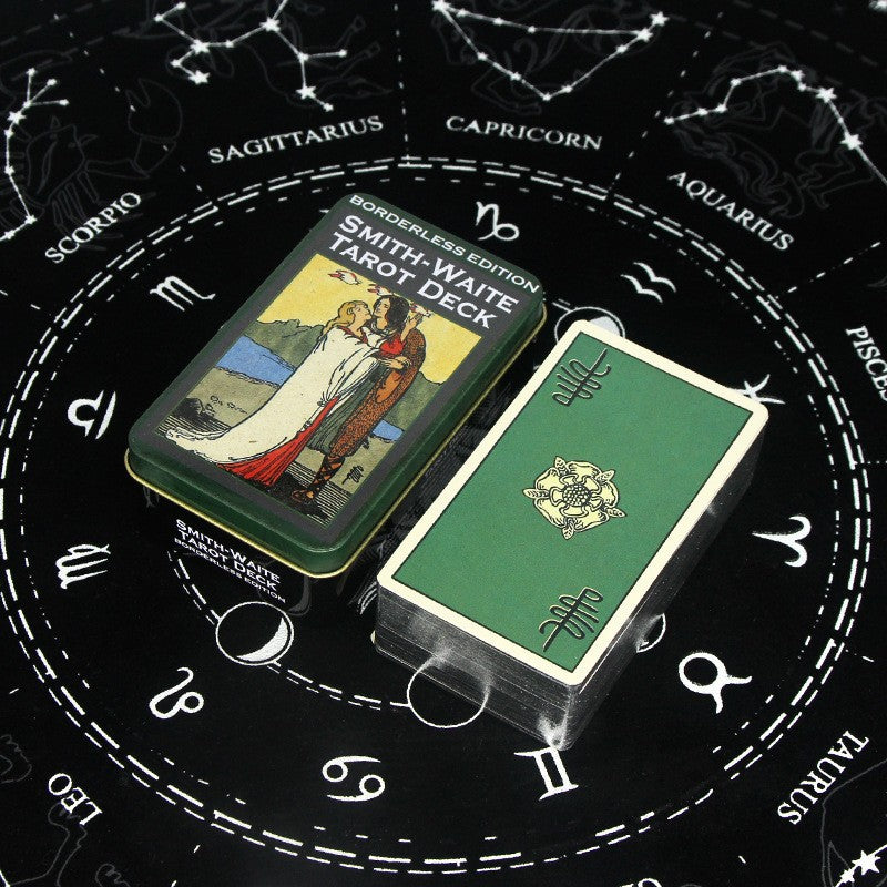 Classic Rider-Waite Tarot Cards in Collectible Tin for Spiritual Guidance and Meditation