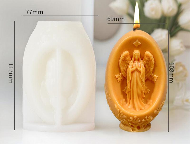 Resurrection Scene Candles – Divine Religious Easter Decor for Spiritual Healing, Meditation, and Peaceful Ambiance