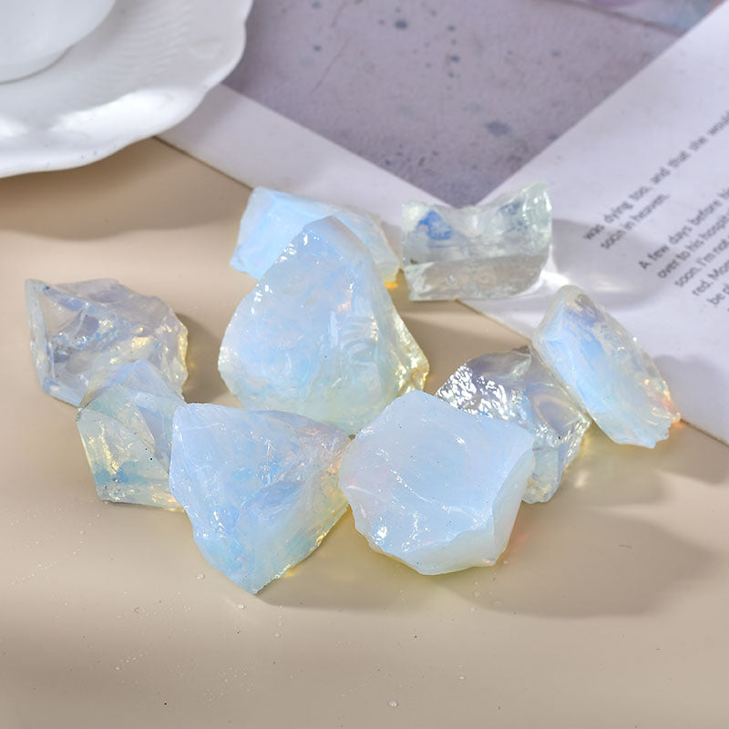 Iridescent Opalite Healing Crystals for Emotional Healing and Spiritual Connection - Raw Opalite Stones for Energy Work and Meditation