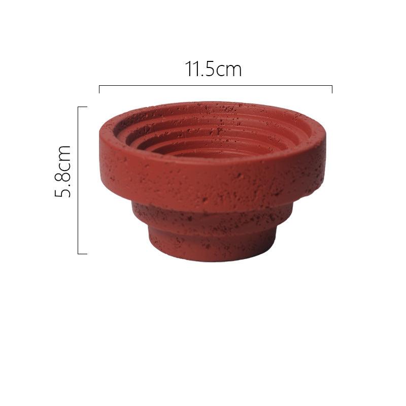 Eco-Friendly Textured Soy Wax Candle Bowl for Spiritual Healing and Meditation