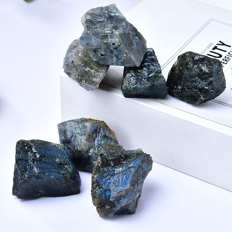 Natural Raw Labradorite Healing Stones – Powerful Protection and Spiritual Awakening Crystal