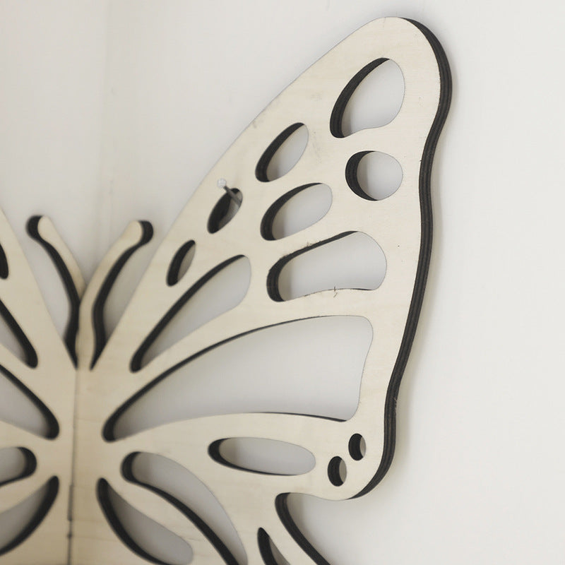 Butterfly Corner Wall Shelf - Boho Nature-Inspired Decor