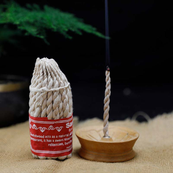 Tibetan Rope Incense Bundle Set - Handmade Herbal Incense for Meditation, Healing, and Spiritual Cleansing