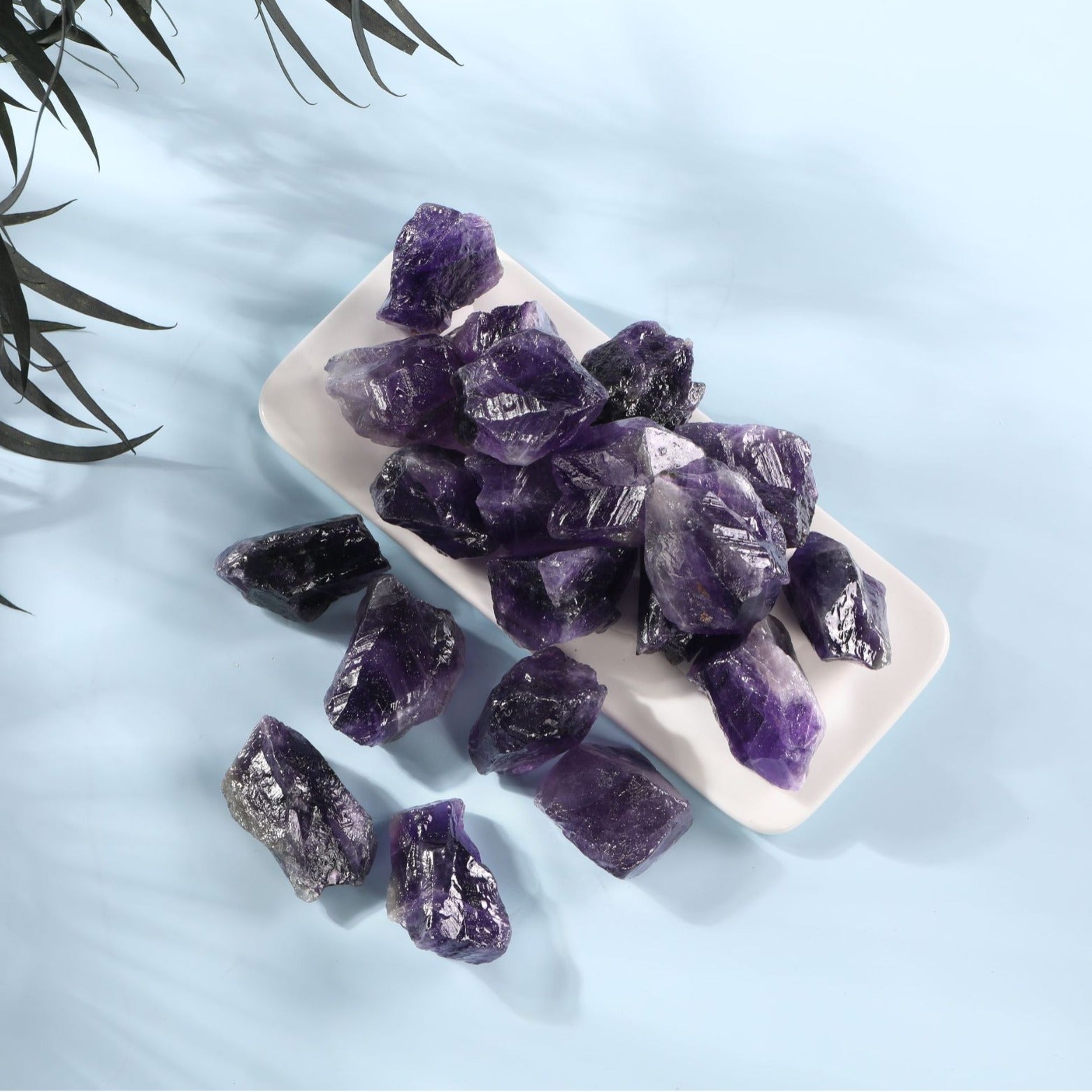 Raw Amethyst Healing Crystals for Spiritual Growth, Intuition, and Protection - High Quality Natural Stones for Meditation and Energy Work