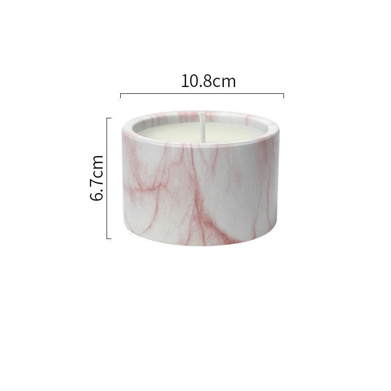 Hand-Poured Luxury Marble Jar Candles for Spiritual Healing, Meditation, and Aromatherapy