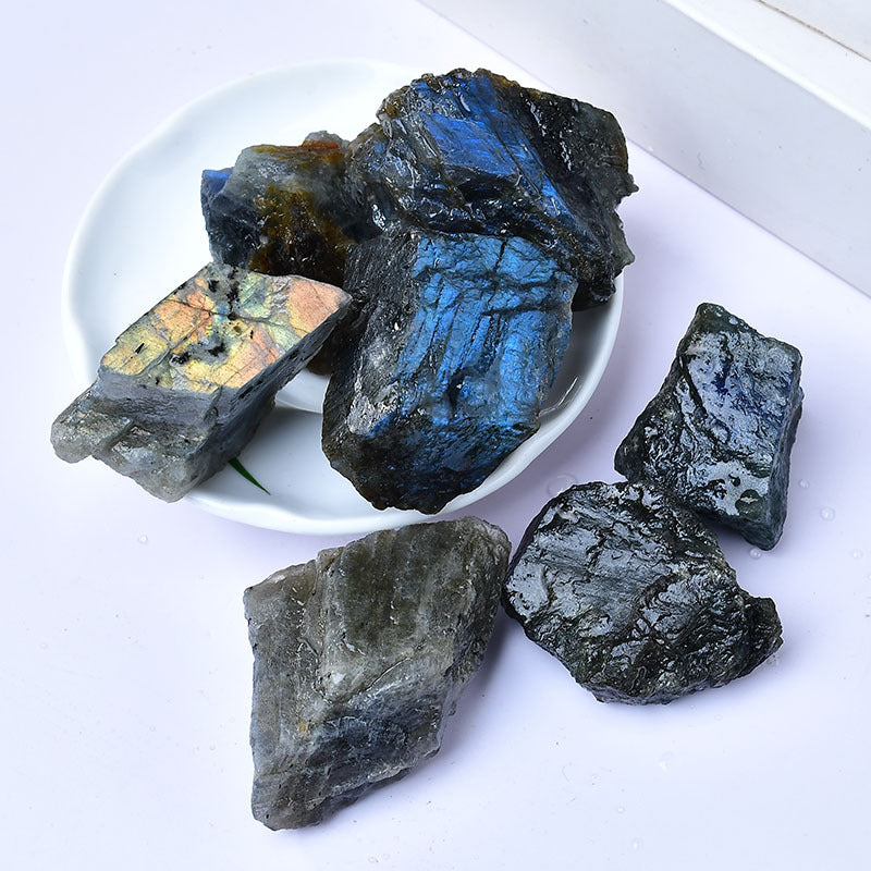 Natural Raw Labradorite Healing Stones – Powerful Protection and Spiritual Awakening Crystal