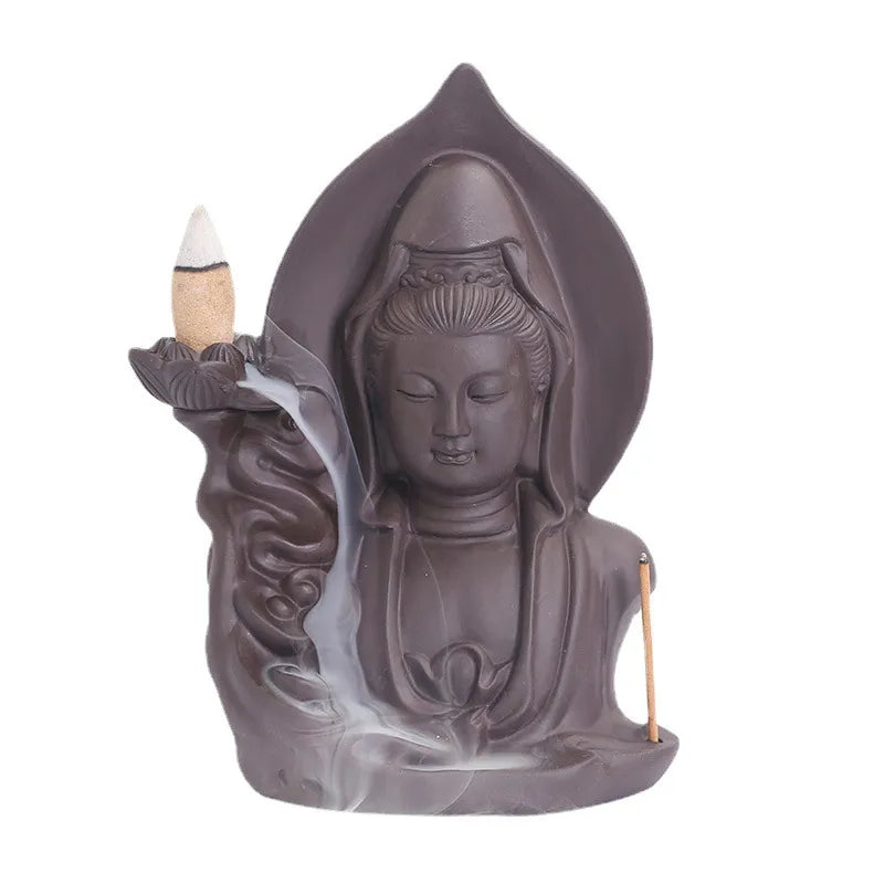 Buddha clay burner