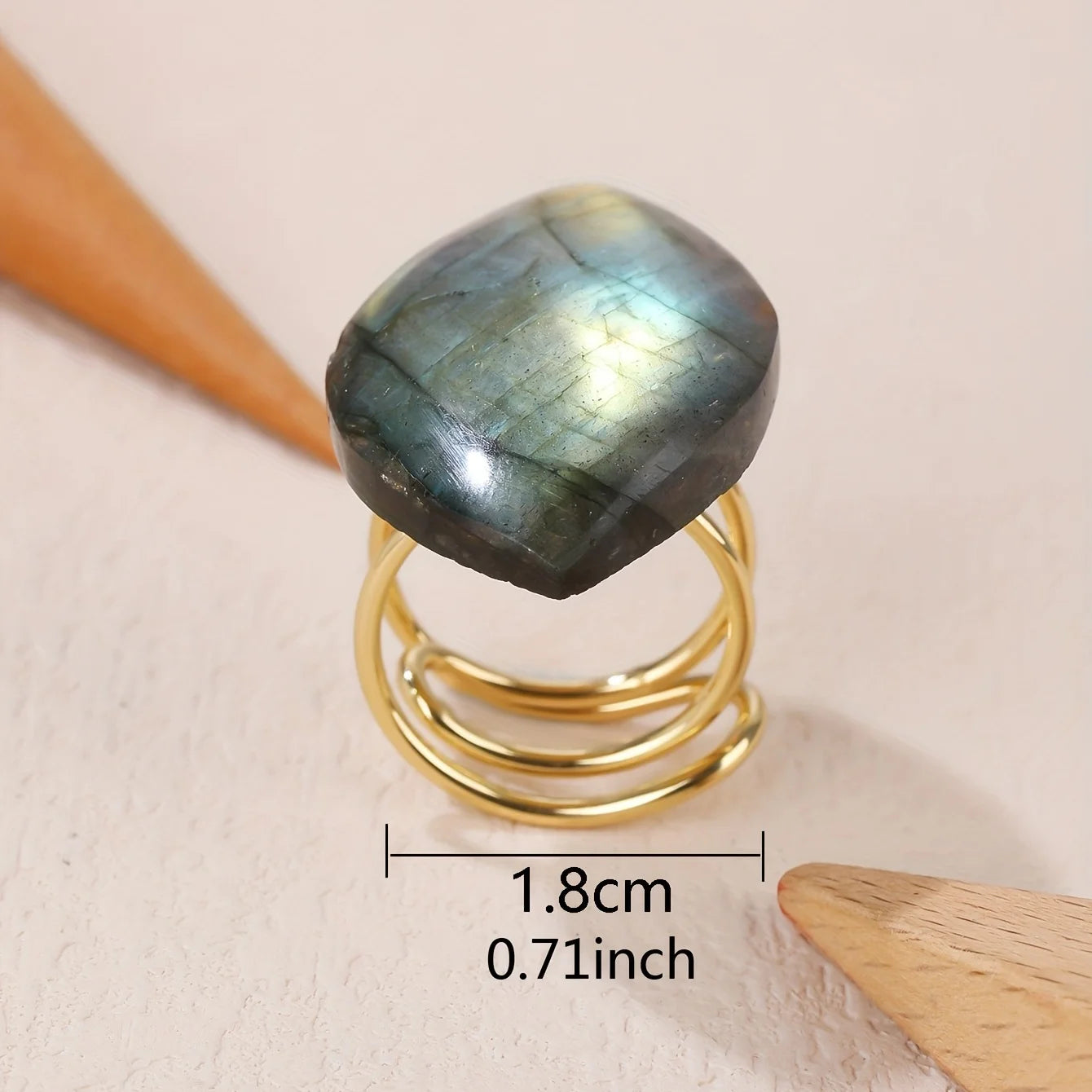 Labradorite Natural Stone Ring
