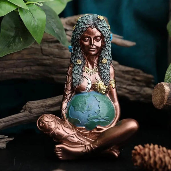 Gaia goddess statue