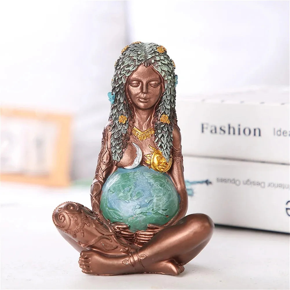 Gaia goddess statue