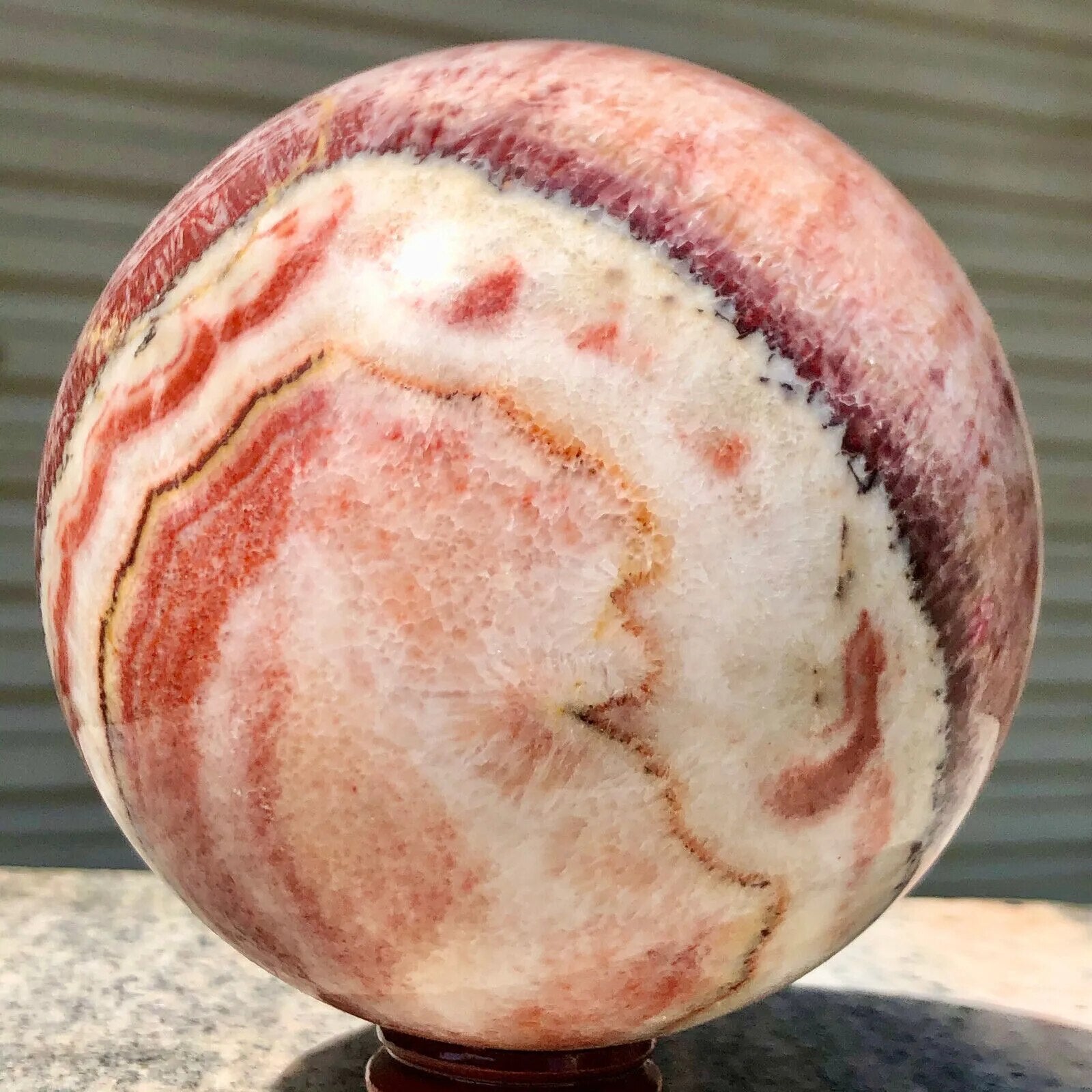 Natural Rhodochrosite Pork Stone