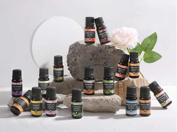 Premium Aromatherapy Essential Oils – 10ml Fragrance Collection for Relaxation and Well-being