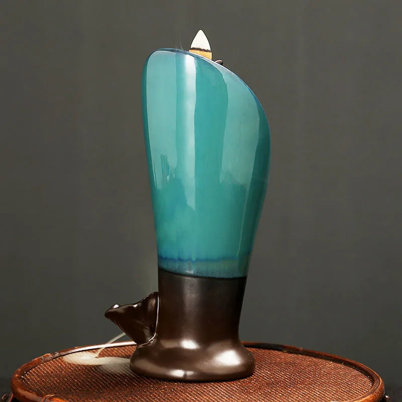 Creative Torch Design Ceramic Handicraft