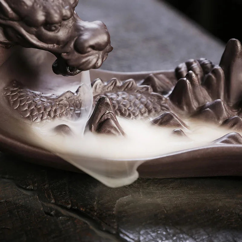 Purple Clay Handicrafts Dragon